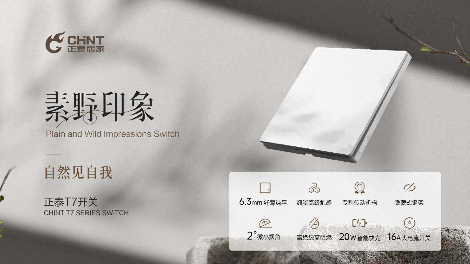 悟空体育体育T7系列素野印象开关：回归自然的简约美学-1
